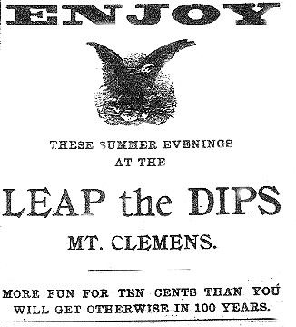 Leap the Dips - Old Ad (newer photo)
